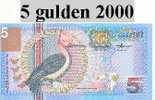 Billet De Surinam  5 Gulden 2000 - Suriname