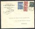 715(2)+768+771 Op EXPRES-brief, Cirkelstempel MOLENBEEK Op 24/1/50 - 1948 Export