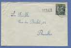 768 Op Brief Met Naamstempel REBAIX - 1948 Exportation