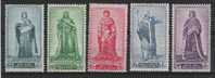 Belgie OCB 751 / 755 (*) - Unused Stamps