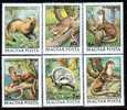Hungary Rodents,6 Stamps, Mint Full Sets. - Rodents