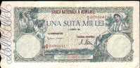 Romania Issued Billete De UNA SUTA LEI,28 Mai 1946,VF. - Roumanie