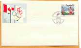 Natation Jeux Olympiques Montreal 1976 Cachet Illustre - Zwemmen