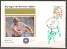 FDC Corée Du Sud. Jeux Olympiques Séoul 1988. Athlétisme, Disque. - Ete 1988: Séoul