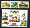 SIERRA LEONE  OLYMPIC GAMES  1984  3v.+S/S - MNH - Summer 1984: Los Angeles