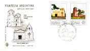 Argentine 1979 Fdc Eglises (2/2) - Other & Unclassified