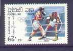 T0977 Boxe 916 LAOS 1989  ** Jeux Olympiques De Barcelone - Boxing