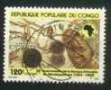 #2162 - Congo/Monnaies Yvert 850 Obl - Coins