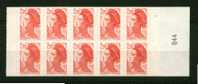 France . Carnet N° 2427  C1 - 10 Timbres De 2F20 Rouge - Other & Unclassified