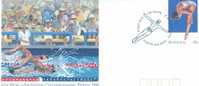 ENTIER POSTAL AUSTRALIE CHAMPIONNATS DU MONDE PERTH 1991 AVEC OBLITERATION - Schwimmen