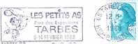 FRANCE OBLITERATION TEMPORAIRE 1988 TENNIS TOURNOI DES PETITS AS A TARBES - Tennis