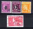 FINLANDE - 4 Timbres* A 10cts Le Timbre - Nuovi