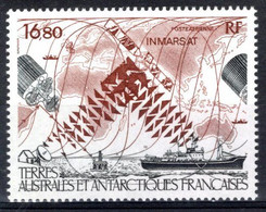 Timbre TAAF** MNH PA 99 Satellite "IMMARSAT". Planisphère, Antenne, Bouée, Navire - Autres & Non Classés