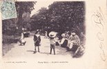 CPA 75 Paris Vécu - Enfants Au Jardin - Superbe Animation Sur Précurseur Nuage - Lotes Y Colecciones