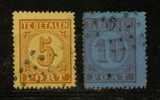 PAYS BAS TAXES Nº 1 & 2 Obl. - Postage Due