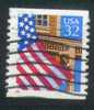 #2436 - Etats-Unis/Drapeau Obl - Timbres