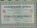 CHAMPAGNE AYALA  (CHATEAU D´AY) - Agua