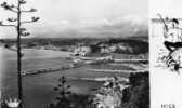 NICE    -    Vue Générale,   L' Entrée Du Port Et Le Château - Carte En Noir Et Blanc Ayant Voyagé En 1962 - Navigazione – Porto