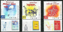 ISRAEL..2004..Michel # 1791-1793...MNH. - Nuovi (con Tab)