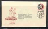 ENVELOPE CANCELLATION 1966 CHECOESLOVAQUIA CESKOSLOVENSKO VELETRH BRNO DRAPEAUX MACHINERIE - Postzegels