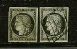 FRANCE Nº 3 & 3 A Obl. - 1849-1850 Ceres