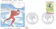 FDC FRANCE JEUX OLYMPIQUES DE GRENOBLE PATINAGE ARTISTIQUE ET PATINAGE DE VITESSE - Winter 1968: Grenoble