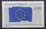 #2937 - France/Elections Au Parlement Européen, Drapeau Yvert 2860 Obl - Briefmarken