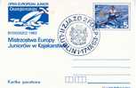 POLOGNE ENTIER POSTAL 1983 ET OBLITERATION TEMPORAIRE CHAMPIONNATS EUROPE JUNIOR DE CANOE KAYAK - Aviron