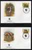 WWF 0126 1992 SOMALIA GAZELLE SET OF 4 FDCS - Sonstige & Ohne Zuordnung