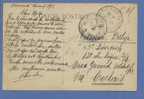 Kaart Verzonden Naar "Armée Belge Via Calais" Met Stempel POSTES MILITAIRES BELGIQUE 8bis Op 16/4/15 - Armada Belga