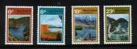 NEW ZEALAND 1972 LAKES SET OF 4 NHM - Other & Unclassified