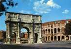 ROMA   -   Colosseo E Arco Di Costantino   -   (écrite En 1972) - Colosseo