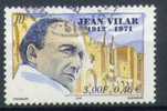 #3054 - France/Jean Vilar Yvert 3398 Obl - Theater