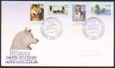 AUSTRALIAN ANTARCTIC TERRITORY 1994 HUSKY DOGS "DAVIS" COVER - Andere & Zonder Classificatie