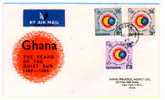 GHANA - Yvert - FDC 156/8 - Altri & Non Classificati