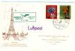 R.F.A. - Lettre De Hambourg Vers Paris - Y. & T. 266+273 - Altri & Non Classificati