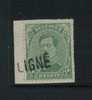 137 Op Fragment Met Naamstempel  LIGNE (noodstempel) - 1915-1920 Albert I.