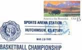 OBLITERATION TEMPORAIRE BASKET BALL USA 1991 HUTCHINSON NJCAA CHAMPIONS - Basketball