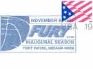 OBLITERATION TEMPORAIRE BASKET BALL USA1991 FORT WAYNE FURY INAUGURAL SEASON - Basketball