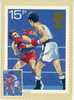 CARTE MAXI BOXE ANGLETERRE EMIS EN 1980 - Pugilato