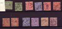 PERFORES /PERFINS/PERFURADOS  GRANDE BRETAGNE Timbres  Perforés  Lot 3 - Gezähnt (perforiert)