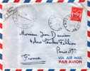 FM 12 Sur Lettre.Sénégal.Thiès 1953.Détachement Motorisé. - Military Postage Stamps