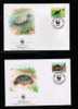 WWF 0192 1996 SLOVENIA POND TORTOISE SET OF 4 FDCS - Autres & Non Classés