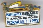 AB-F1 RENAULT CHAMPION DU MONDE 92 - F1