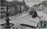 SUISSE - LA CHAUX DE FONDS - VUE PANORAMIQUE SUR LA RUE LEOPOLD ROBERT - La Chaux-de-Fonds