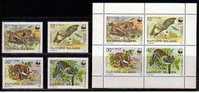 BULGARIA / BULGARIE - 1989 - Bats - WWF - Set + M/S MNH - Other & Unclassified