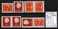 Nederland : (**) Combinatie Uit Postzegelboekje PB1 - NVPA : Cote € 5,50 - Carnets Et Roulettes