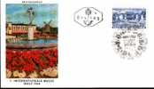 Autriche 1966  Fdc  Organisations   Foire Internationale Wels   Moulin Statue Bassin - Sonstige & Ohne Zuordnung