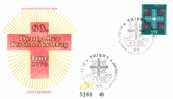 Allemagne 1970 Fdc Rouge 83° Journées Des Catholiques Allemands - Otros & Sin Clasificación