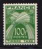 LIQUIDE MOINS DE 30% DE LA COTE: FRANCE TAXE N°89 100F VERT GERBES  NEUF SANS CHARNIERE Xx TTB, NMH, SIN CHARNELA - 1859-1959 Postfris